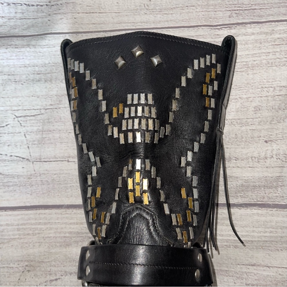 Golden Goose Deluxe Women’s 6 (36) Iron Eagle The Original Golden Moto Boots - Picture 7 of 12